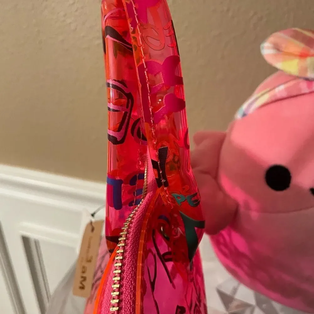 Hello 3 AM PVC Graffiti Purse & Lady Kraken Squishmallow Great Gifts NWT!